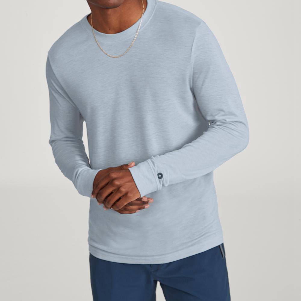 Allbirds Men\'s T-Shirt Grey - TrinoXO™ Long Sleeve - 17963RDPT